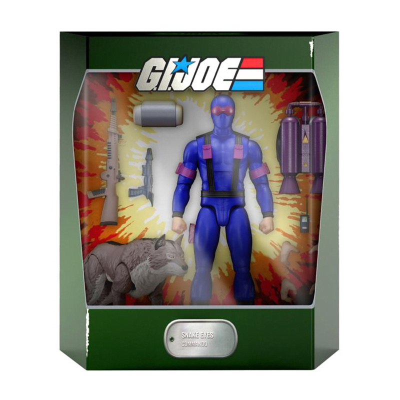 G.I. Joe Ultimates Action Figure Snake Eyes Real American Hero 18 cm