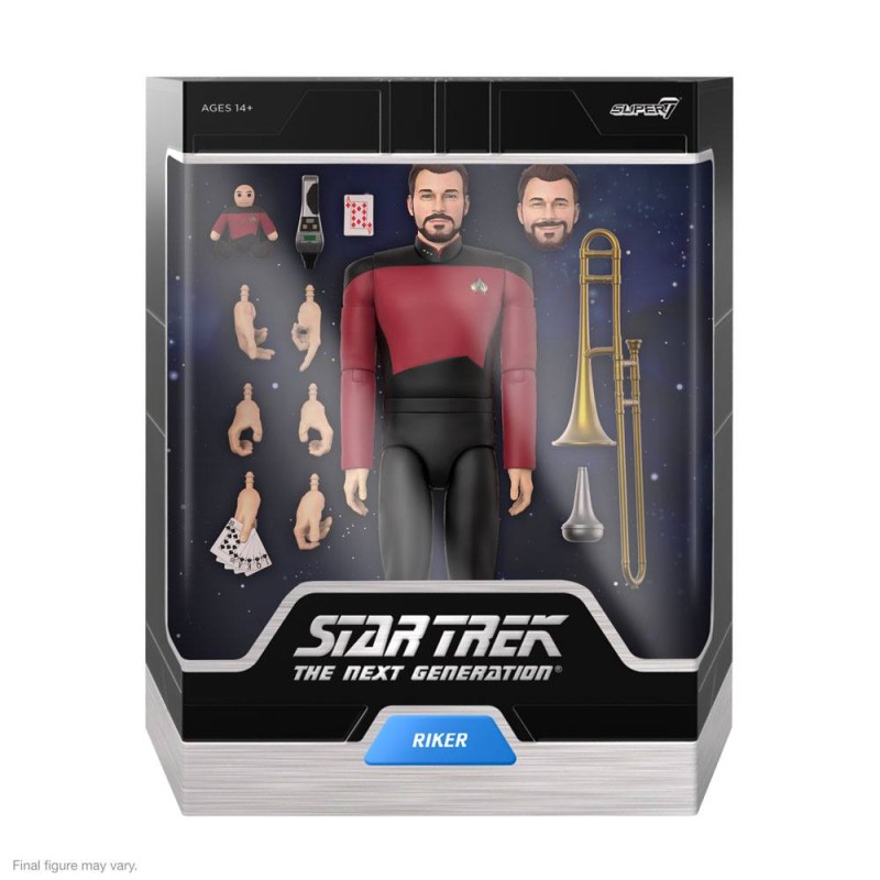 Star Trek: The Next Generation Ultimates Action Figure Commander Riker 18 cm