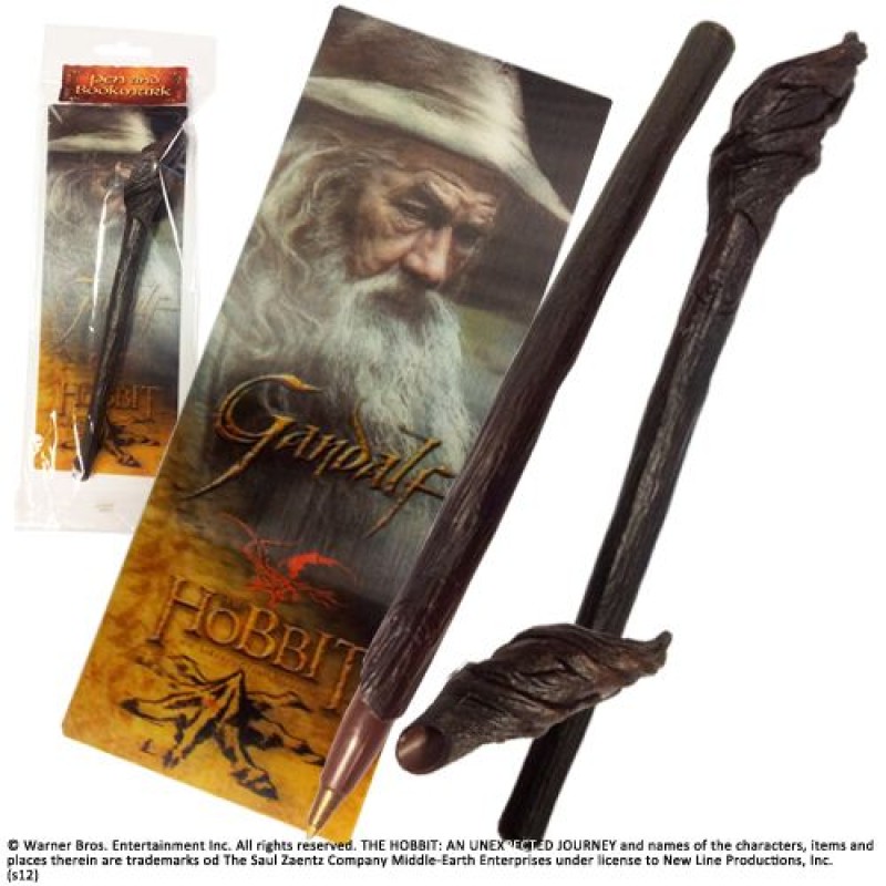 The Hobbit: Gandalf Staff Pen and Paper Bookmark