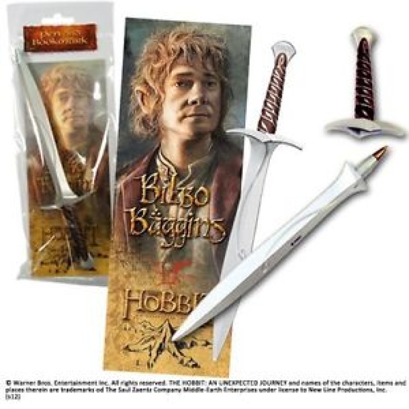 The Hobbit: Sting Sword Pen and Paper Bookmark