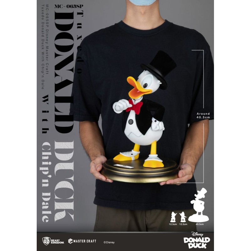 Disney 100th Master Craft Statue Tuxedo Donald Duck (Chip'n und Dale) 40 cm