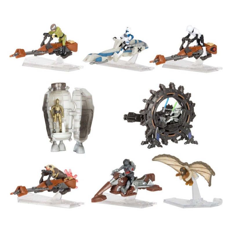 Star Wars Micro Galaxy Squadron Vehicles with Figures Scout Class 5 cm 