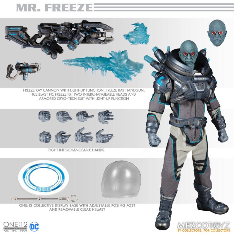 DC Comics Action Figure 1/12 Mr. Freeze Deluxe Edition 17 cm